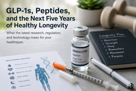 GLP-1s – Peptides and the Next Five Years of Healthy Longevity